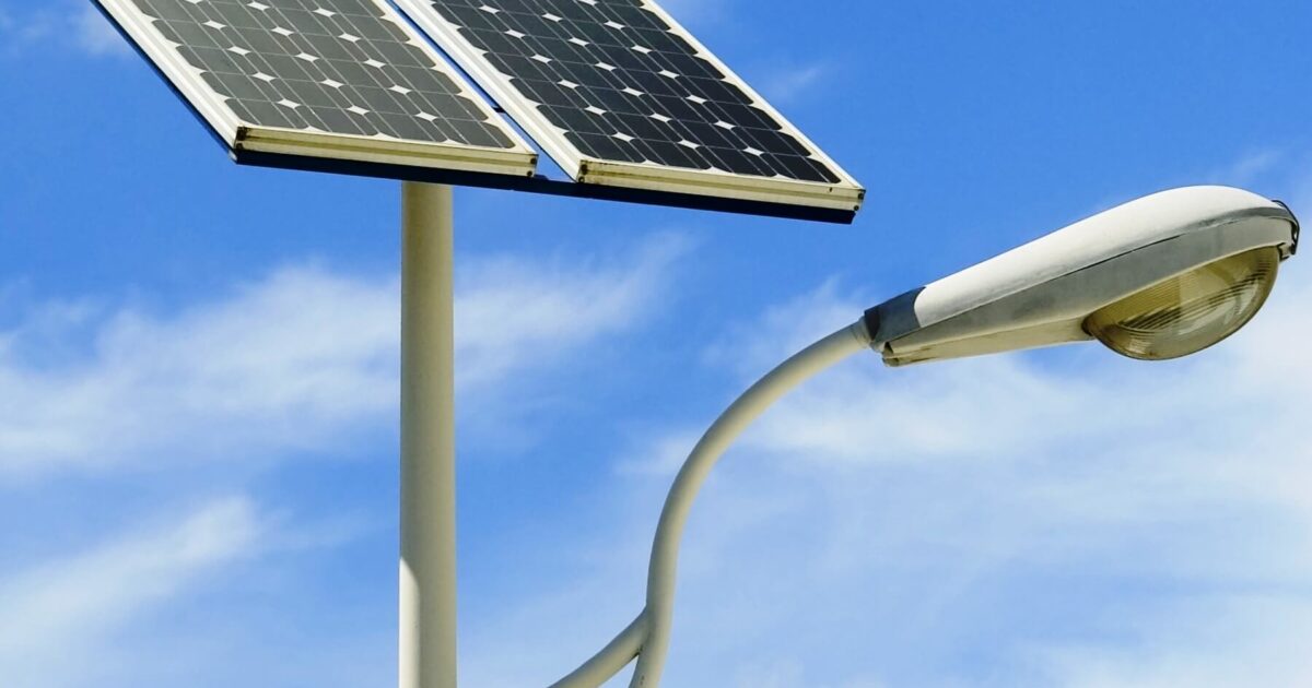 Postes solares para jardín