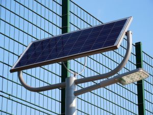 Proyecto de alumbrado público con paneles solares