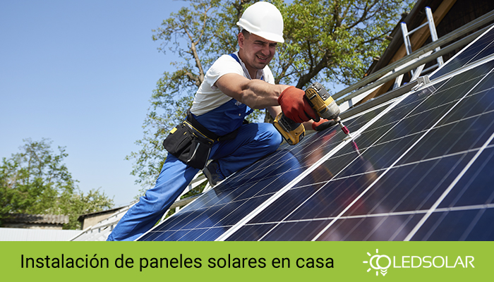 En Led Solar contamos con instalación de paneles solares para tu hogar