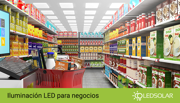 Conoce los beneficios de la iluminación LED para negocios con Led Solar