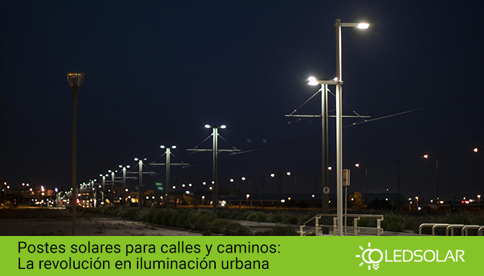 Solícita tu cotización para postes solares para calles y caminos en LED SOLAR