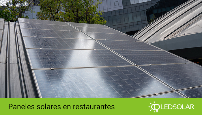 Descubre los paneles solares en restaurantes