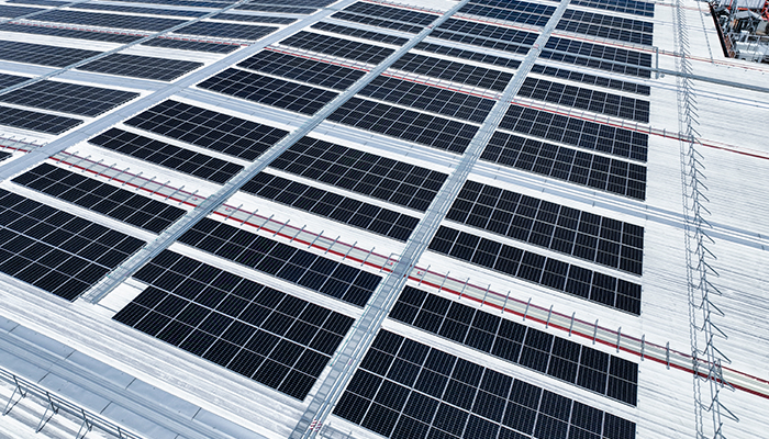 paneles solares en edificios