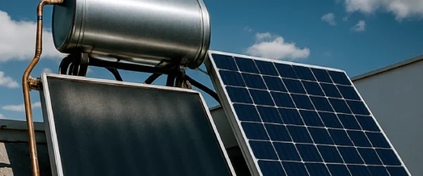 Panel solar y panel fotovoltaico