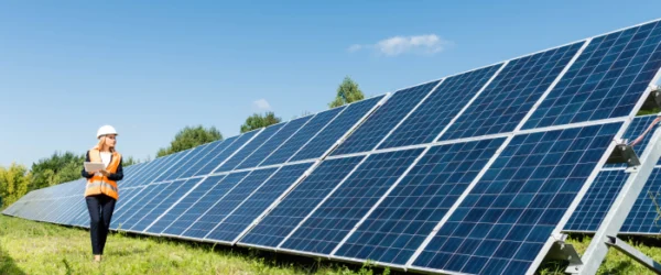 Paneles solares. Foto de blog LED Solar: Conoce cómo se crea la energía solar