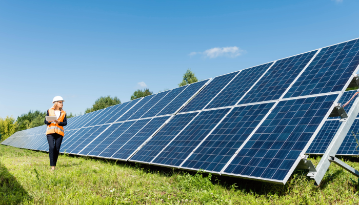 Paneles solares. Foto de blog LED Solar: Conoce cómo se crea la energía solar